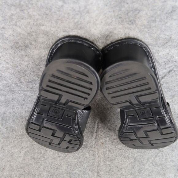 Reaction Shoes Womens 7 Sandals Kenneth Cole Slide Wedge Leather Black Classic - Picture 11 of 14